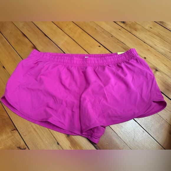 All In Motion Low Rise 2" Running Shorts pink NWT Size XL - Picture 2 of 5